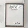 Custom DIY Wooden Always Be Daddy's Buddy - Father's Day Handprint Sign Gift LM32 668997