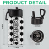 Personalized Basketball/ Football/ Baseball Kid Water Bottle With Straw Back To School HA75 921876