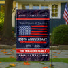 Custom Family Name USA 250th Anniversary Garden Flag TH10 898287