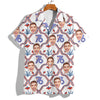 Custom Photo USA 250th Anniversary Floral American Flag Hawaii Shirt HA75 898940