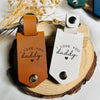 Custom Baby Ultrasound Photo Leather Keychain- Gift For New Daddy, Gift from Baby Bump LM32 669067