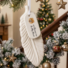 Custom Photo In Loving Memory Dog Memorial Feather Ceramic Ornament HO82 903794
