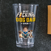 Personalized Best Dog Dad Ever Beer Glass - Gift for Father’s Day HO82 902510