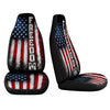 Personalized American Flag Freedom Independence Car Seat Cover LM32 899501