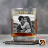 Custom Photo And Name World's Best Dad Whiskey Glass Father’s Day Gift TH10 169847