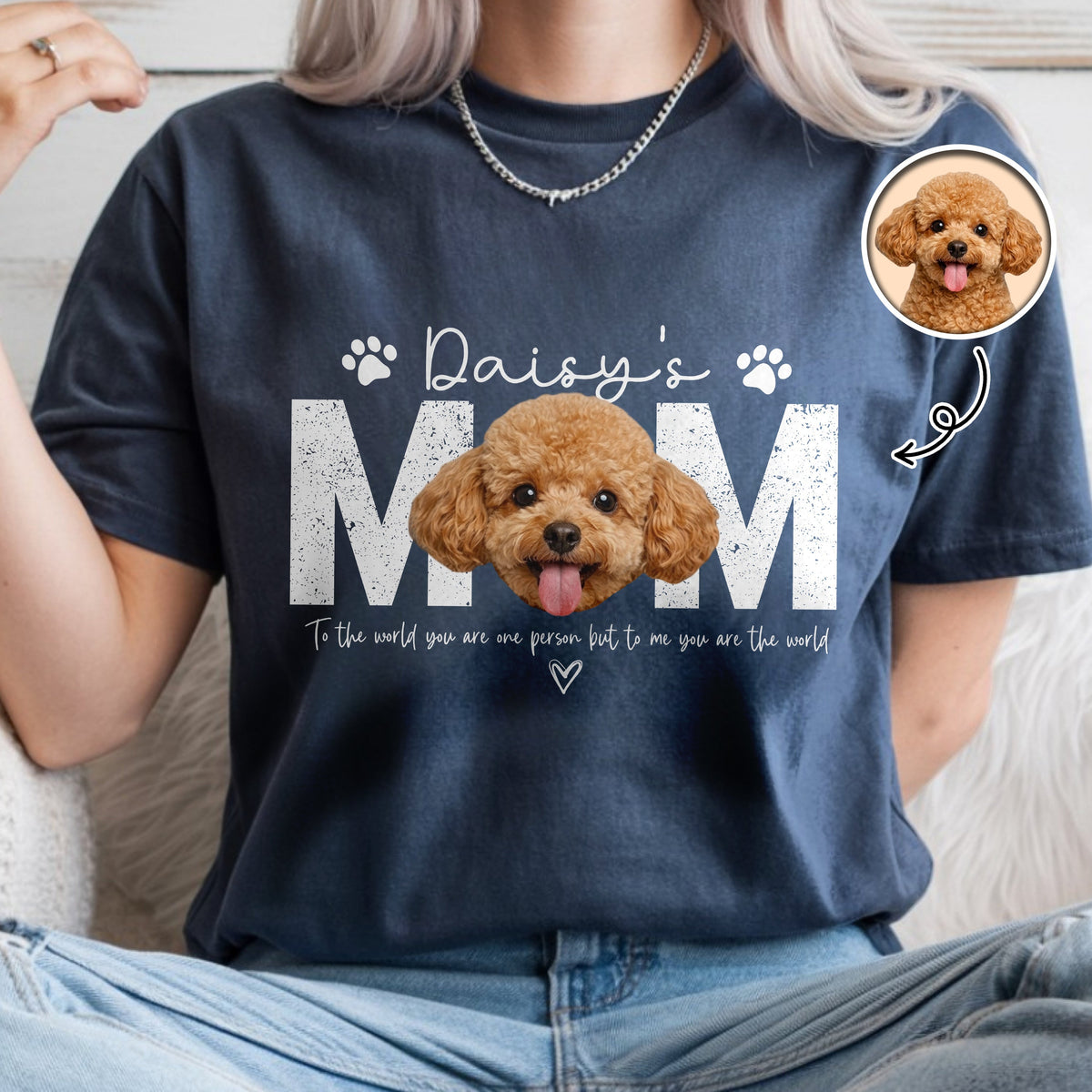 Custom Photo Dog Dad Comfort Shirt Fathers Day Gift For Dog Cat Owner HA75 921378