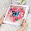 We Love You Mom - Personalized Butterfly Mom Flower Shadow Box CH07 895460
