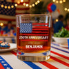 Custom Family Name USA 250th Anniversary Whiskey Glass TH10 898341