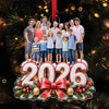 Custom Photo 2026 Family, Kids, Friends, Coworker Memorial Acrylic Ornament HO82 903850
