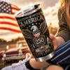 America 250th Anniversary 1776 - 2026 Patriotic Fat Tumbler HA75 921602