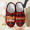 Personalized Custom Name The Cookie Crew Christmas Slippers TH10 171223