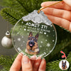 Custom Dog Photo Life Would Be Boring Without Me Christmas Metal Top Glass Ornament TH10 894885