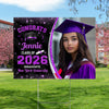 Custom Photo Class Of 2026 Personalized Graduation Yard Sign HA75 920462