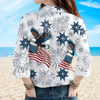 Personalized USA 250 Anniversary Eagle 1776-2026 Blouse Shirt CH07 911744