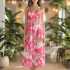 Custom Photo Aloha Hawaiian Women's V-Neck Cami Maxi Dress HO82 893670