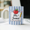 Custom Name Teach Love Inspire Print Full Mug - Personalized Teacher Gift CH07 180052