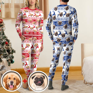 Custom Photo Christmas Dog Sleepwear Xmas Fun HO82 900152