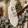 Custom Photo Forever Loved Memorial Dog Cat Personalized Feather Ornament HA75 919534