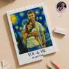 Custom Photo I Love You Van Gogh Art Anniversary Gifts Building Brick Block TH10 170273