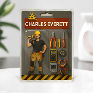 Custom Photo 3D Effect Mechanic Dad Acrylic Block Plaque, Unique Keepsake HO82 894220