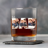Custom Photo Best Dad Ever Whiskey Glass Father's Day Gift HA75 921284