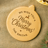 Custom Family Name We Wish You A Merry Christmas Cookie Stamp HO82 903482