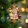 Custom Photo Cross Memorial Acrylic Ornament, Personalized Remembrance Keepsake TH10 171367