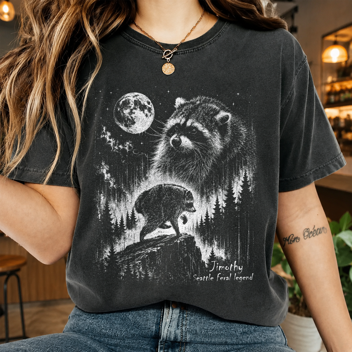 Vintage Jimothy Raccoon Comfort Shirt, Seattle Feral Legend Racoon Comfort Shirt CH07 180244