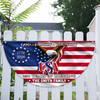 Custom Family Name 250 Years of Blessing 1776 2026 USA Patriotic Non-Pleated Fan Flag HA75 920750