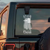 Stand for The Flag Kneel for The Cross Car Window Decal Sticker LM32 897351