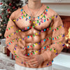Custom Funny Body Naughty Christmas Light AOP Ugly Sweater - Personalized Christmas Gift For Husband, Son, Grandpa, Dad HA75 919158