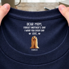 Personalized Dear Mom, I Woof You Everyday Dog Mom Custom Neck Back Shirt HO82 901874