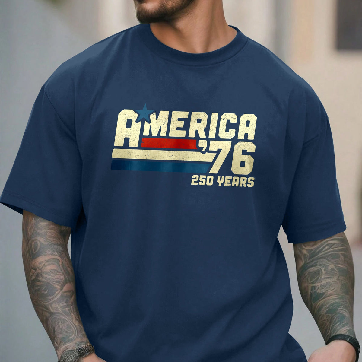 America 76 250 Years Retro Vintage 1776 2026 Patriotic 4th July Comfort Shirt HA75 921544