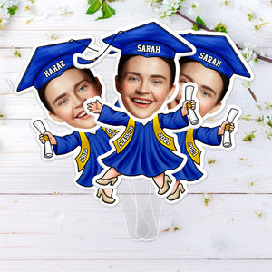 Custom Funny Face Photo Class of 2025 Graduation Face Fan TH10 892499