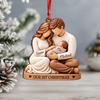 Custom Name Our 1st Christmas Family Wood Ornament TH10 171473