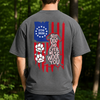 Personalized Best Dog Dad Ever We Woof You With US Flag Back Comfort Shirt - Gift For Dog Lovers HO82 902862