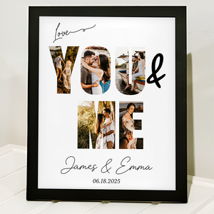 Custom Photo You & Me We Got This Picture Frame LM32 893803
