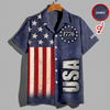 Custom Name Proud To Be An American Semiquincentennial 250 Years Hawaii Shirt HO82 902176