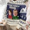 Custom Funny Face You And Me We Are A Team Together Ugly Sweater LM32 895569