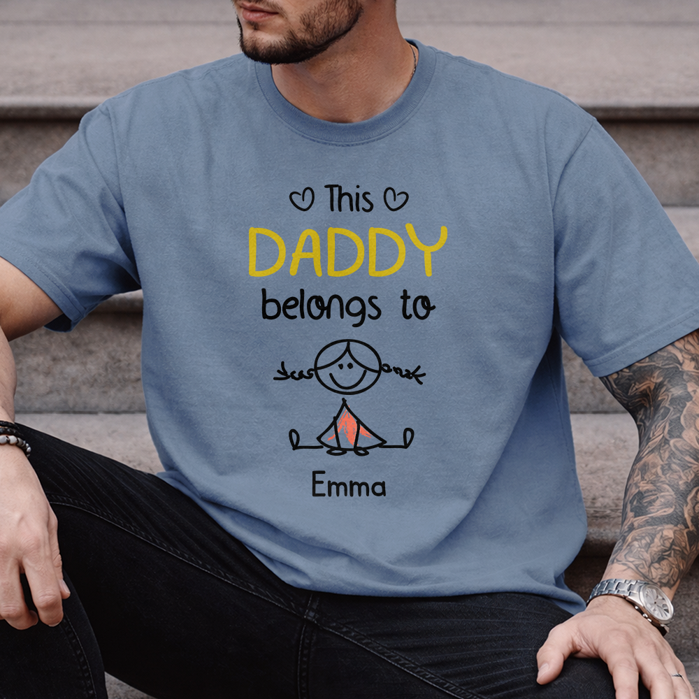 Personalized This Papa Belongs To Us Comfort Shirt Father’s Day Gift HA75 921440