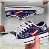 USA 250th Anniversary Patriotic Red, White & Blue with American Eagle Semiquincentennial 1776-2026 Canvas Shoes TH10 169301