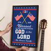 Personalized Patriotic 250 Years of Christian Canvas Poster HO82 901474