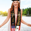 Custom Photo Country Flag Class of 2026 Graduation Stoles LM32 897701