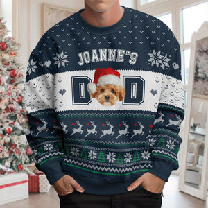 Custom Photo Dad Mom Ugly Sweater HO82 900314