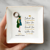 Personalized Behind You All Memories Jewelry Dish - Graduation Gift For Her HO82 901376