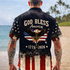 Custom Name God Bless America Eagle 1776–2026 Patriotic Hawaii Shirt LM32 899009