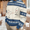 Personalized Long Distance State Map Ugly Sweater For Couple, Family & Friends LM32 895811