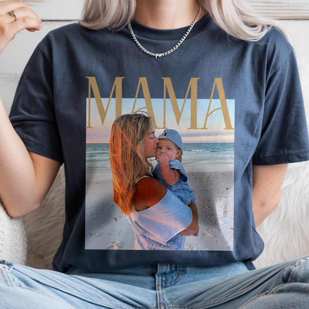 Custom Photo Mom Comfort Shirt Gift For Mother's Day LM32 899187