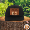Custom Photo Dog Dad The Man The Myth The Snack Dealer Leather Patch Hat HO82 902428