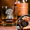 Custom Photo Best F*cking Dog Dad Ever Engraved Whiskey Glass Gift For Dog Lover CH07 895734